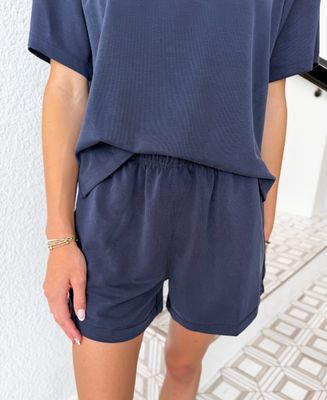 Slate Navy Lounge Shorts