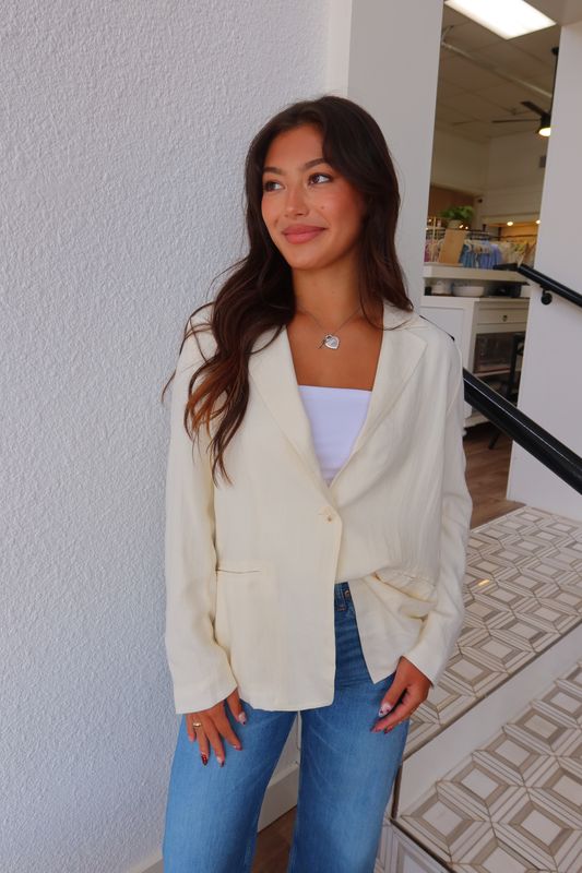 Cream Kate Blazer