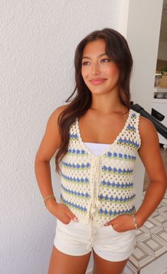 Stairsteps Crochet Vest