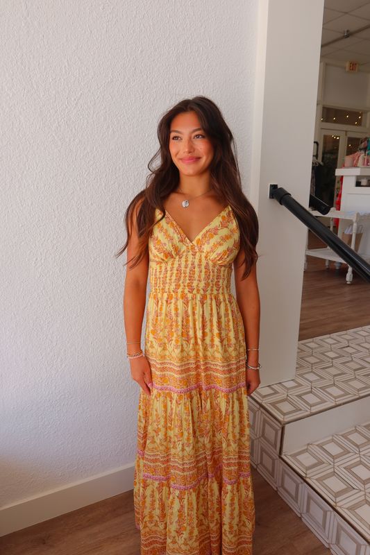 Golden Apricot Jordan Dress