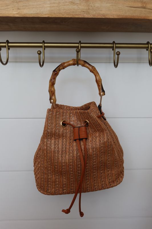 Bamboo Bucket Bag