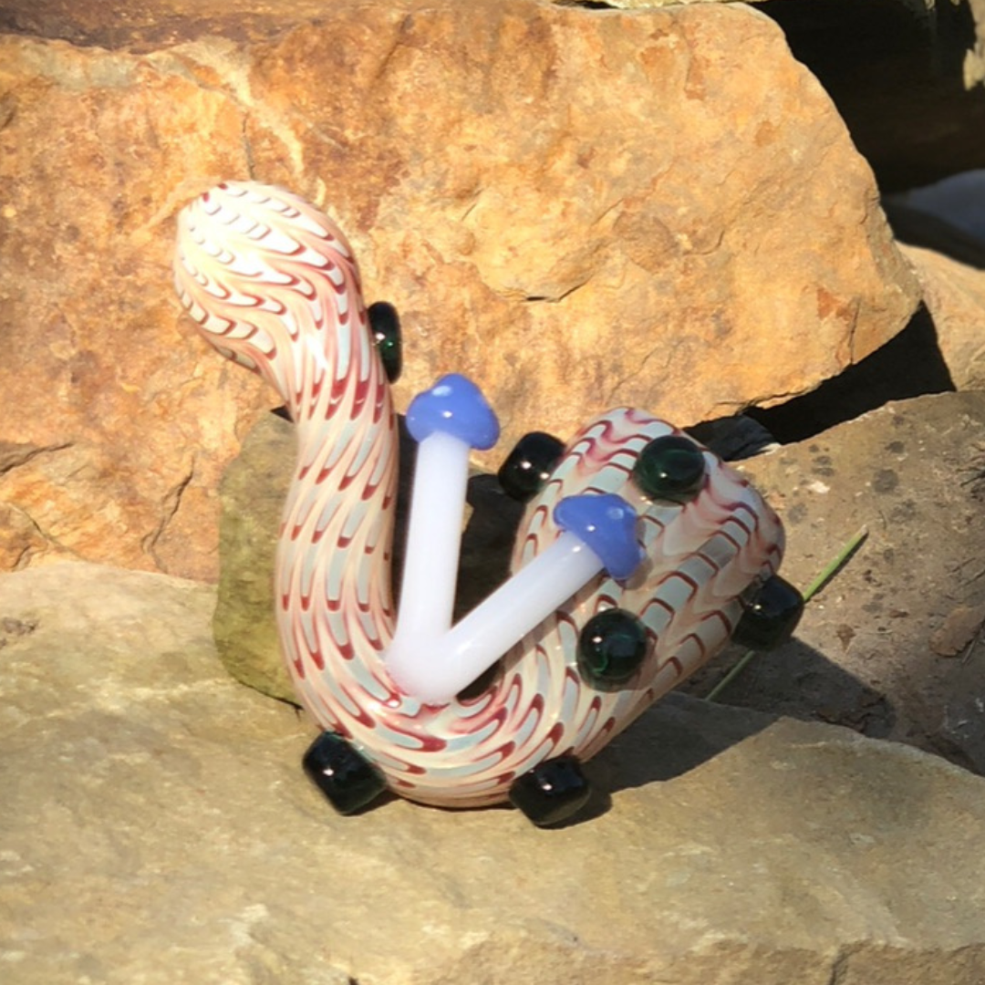 5 &quot; American Tube Sherlock Mushroom Hand Pipe Spoon