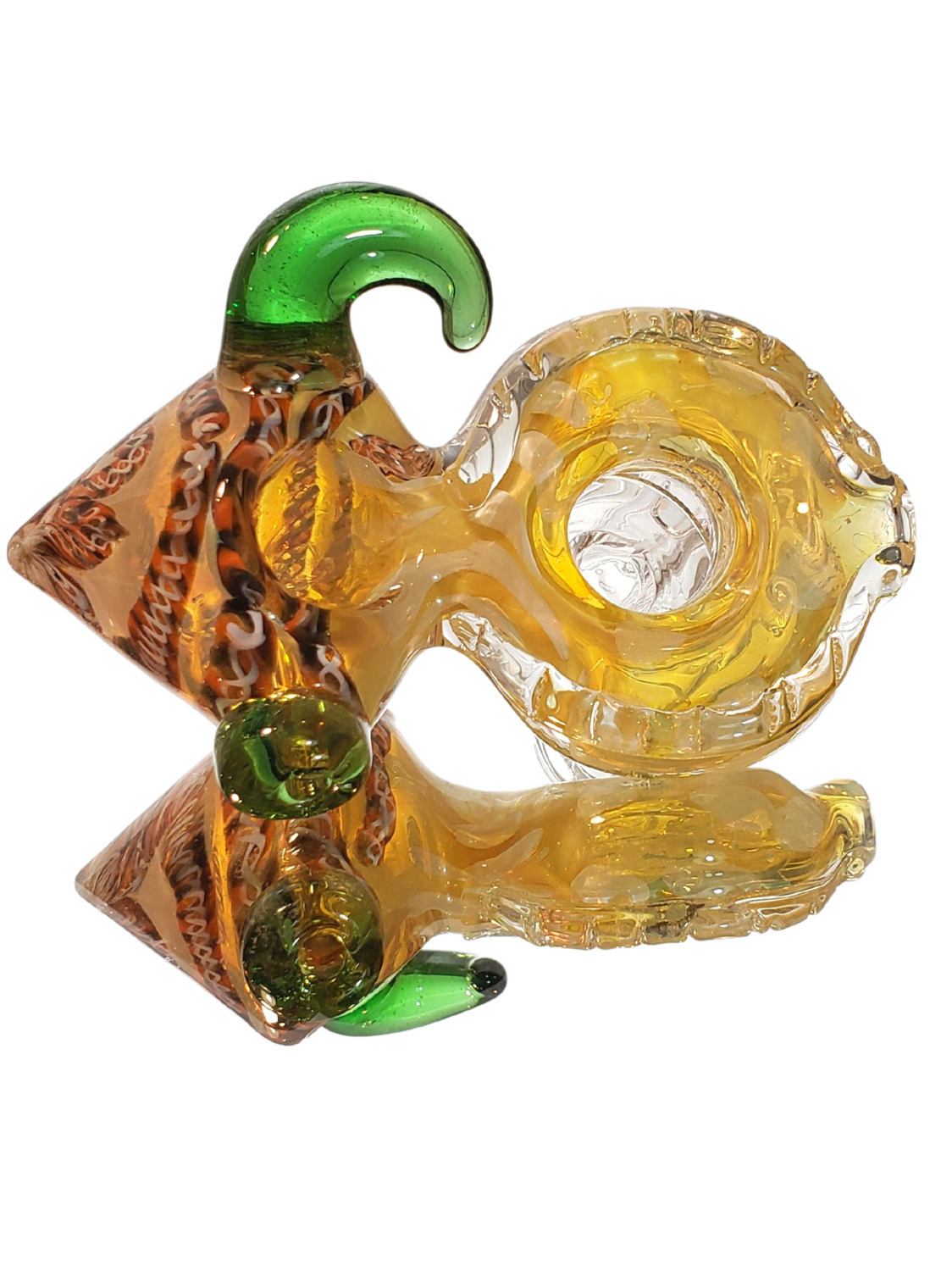 5&quot; FUMED RING SPOON w/ COLORED ROPE + HOOK - SINGLE