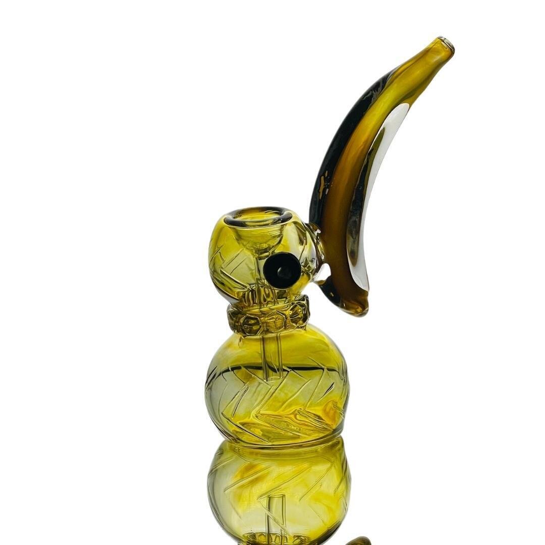 7&quot; TRANSPARENT BANANA BUBBLER