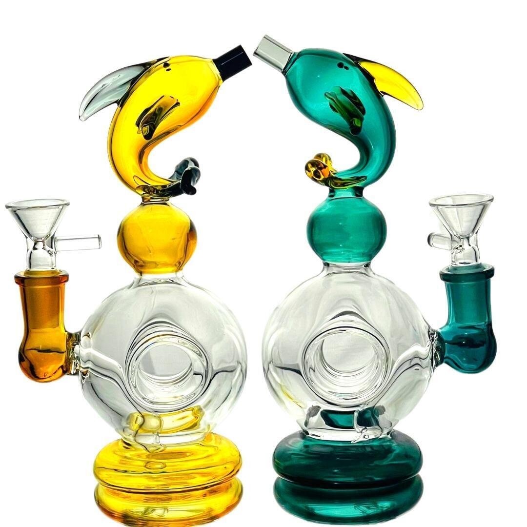8&quot; DOLPHIN DONUT RIG- BY GLASS HOUSE