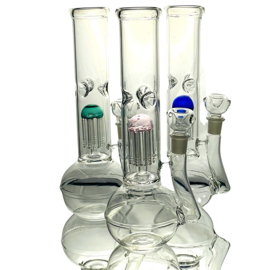 12&quot; INLINE &quot;JELLY FISH&quot; PERC WATER PIPE