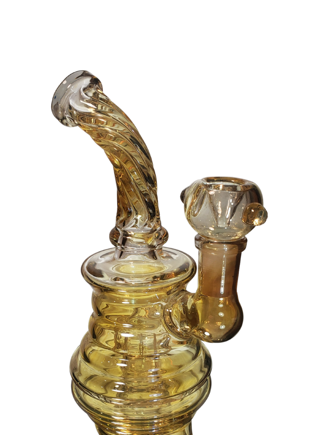 6&quot; Mini Portable Fumed Body 14mm Glass Bowl for Dry Herb
