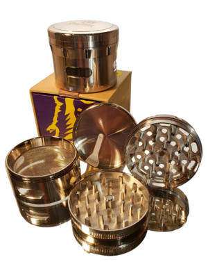 SHREDDER | 63mm 4-PART SY GRIP WINDOW GRINDER - SILVER (151KC) SHREDDER | 63mm 4-PART SY GRIP WINDOW GRINDER - SILVER (151KC)