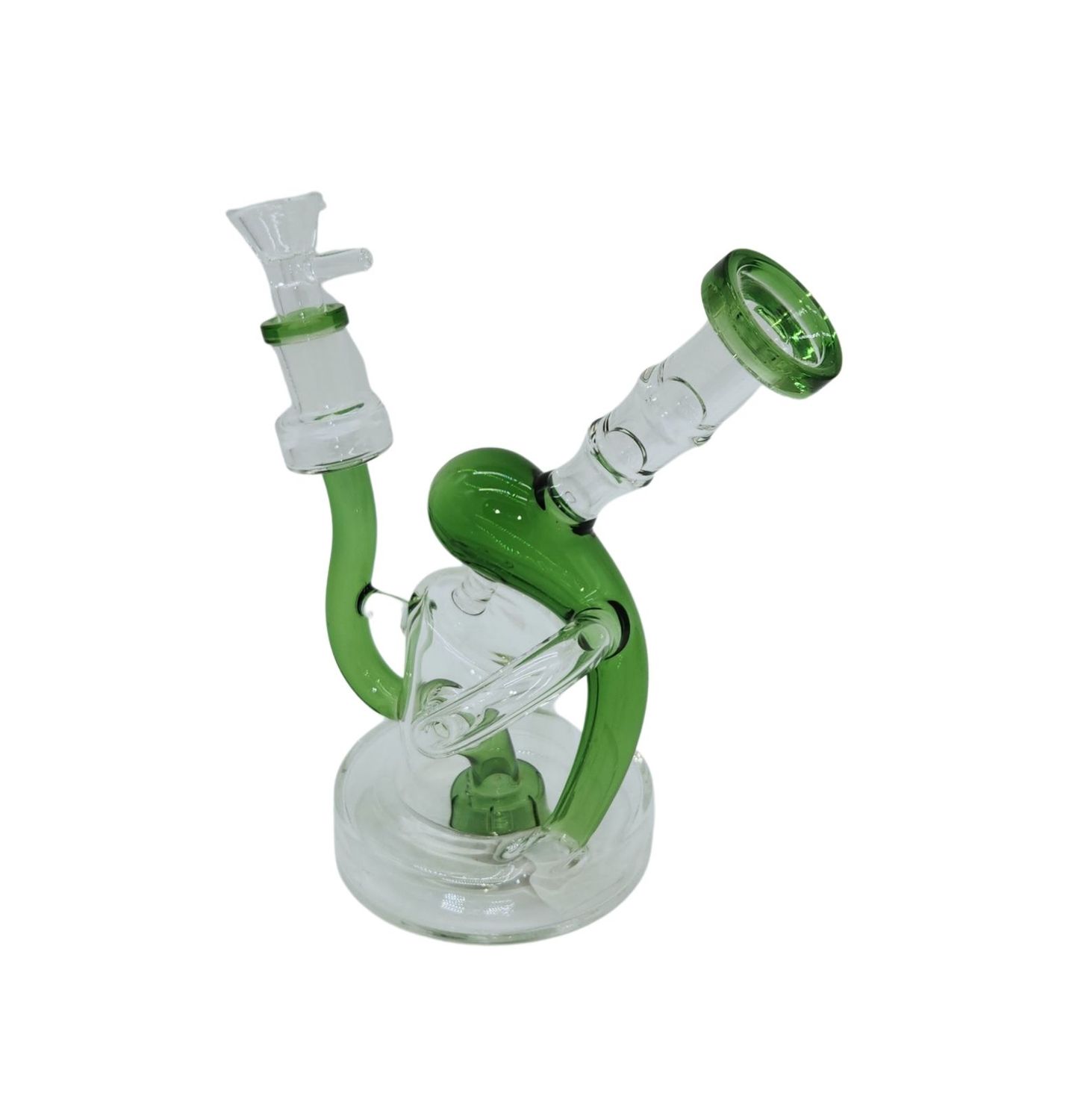 8" Fuel Tank Recycler W/ Shower Head Green Color