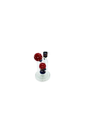 4" Mushroom Sprouts Water Pipe W/ Angled Mouth