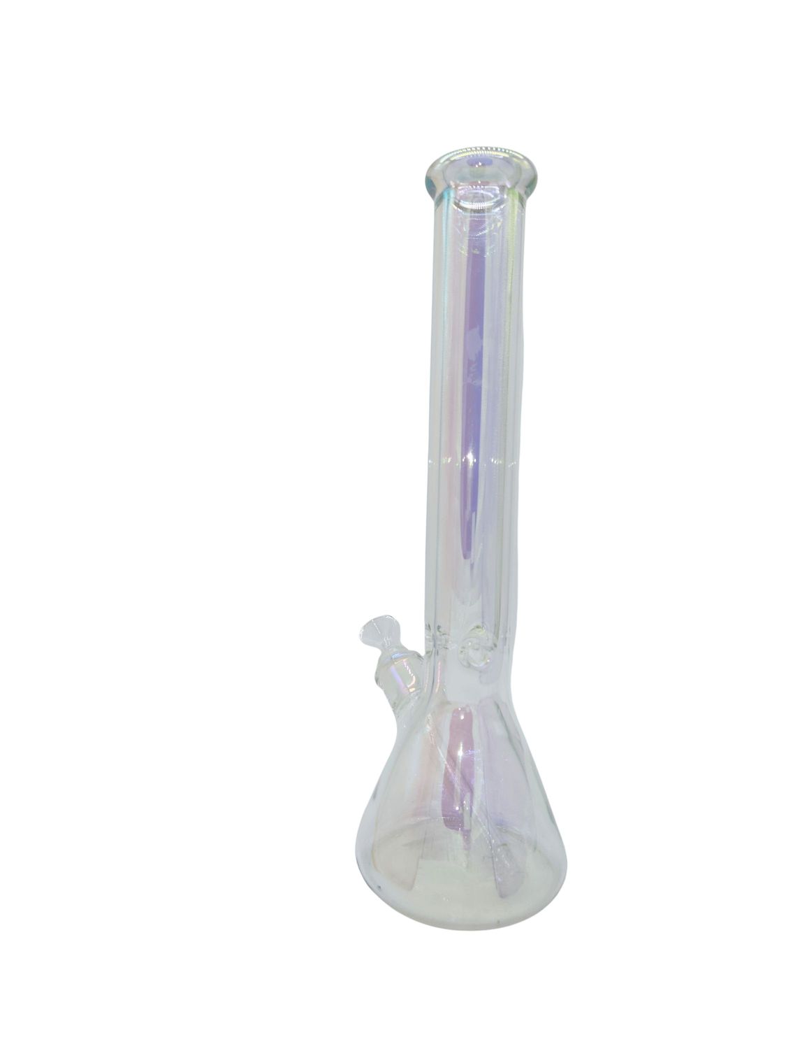 14" Glass House Iridescent Beaker Water Pipe