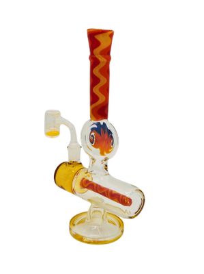 Wig Wag Stem &amp; Pill Perc Water Pipe