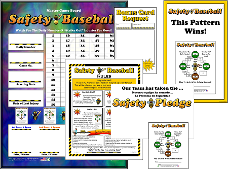 Safety Baseball Program with Admin Materials