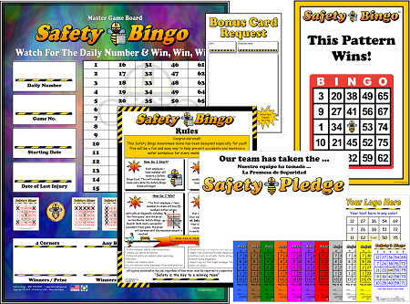 Safety Bingo Program with Admin Materials