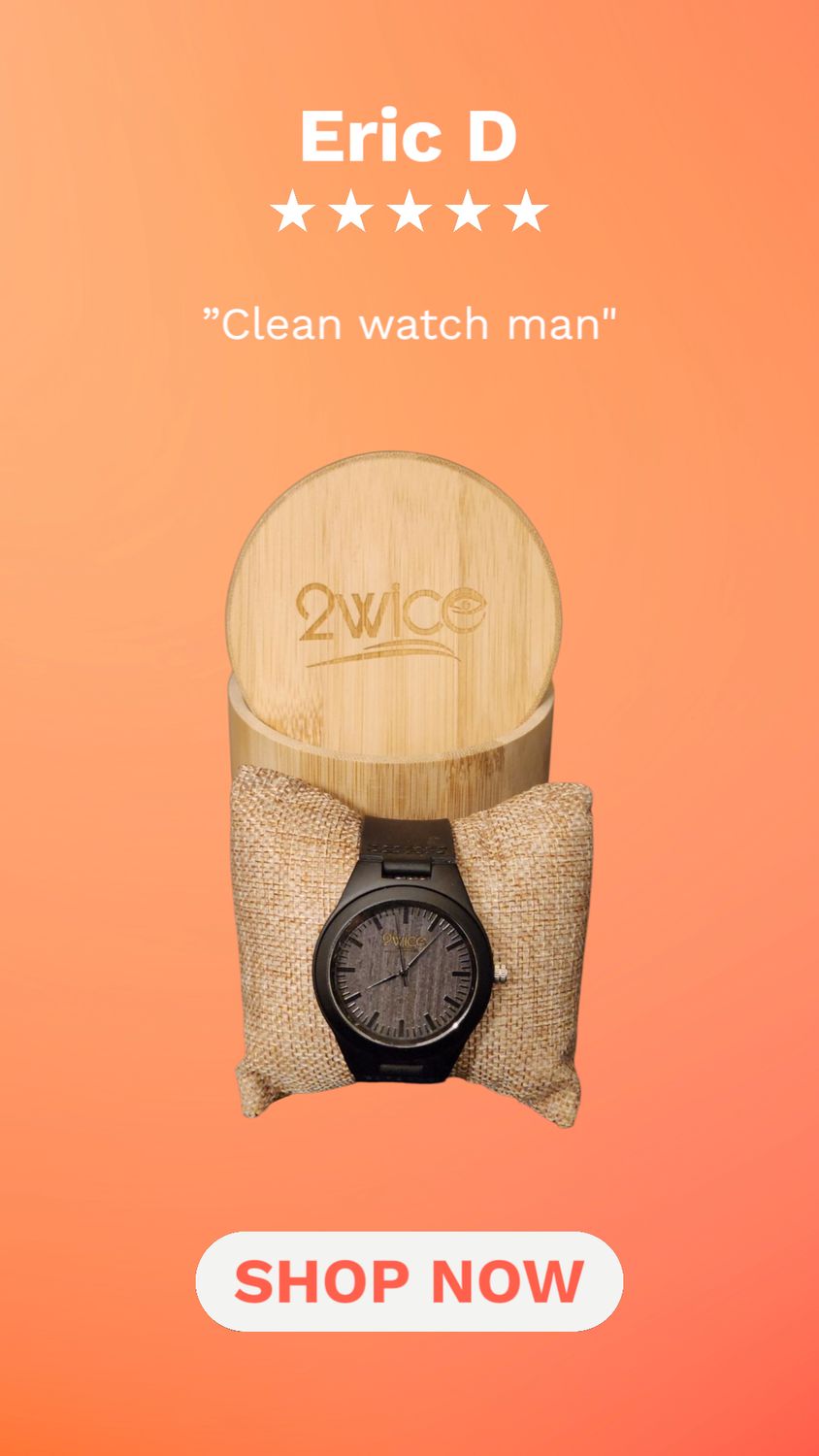 Ebony Wood Watch