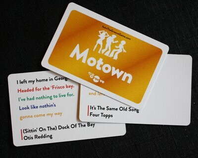 It&#39;s In The Groove
Motown/R&amp;B Music Trivia Cards