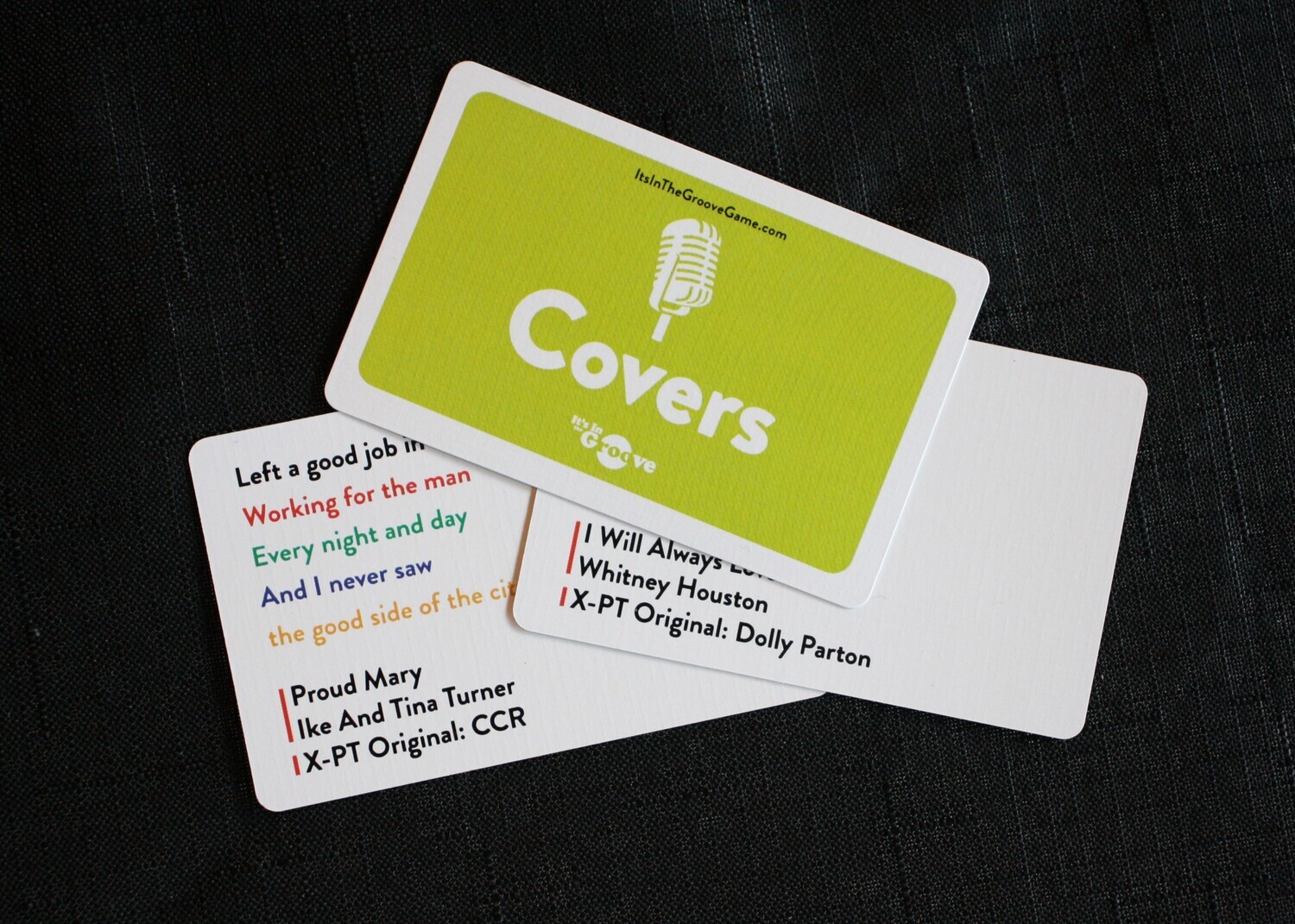 It&#39;s In The Groove 
Covers Music Card Game