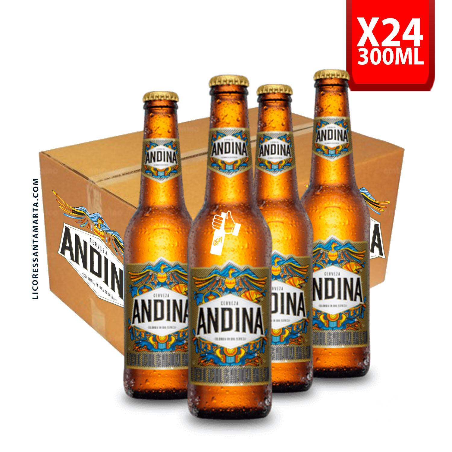 Cerveza andina botella x 24
