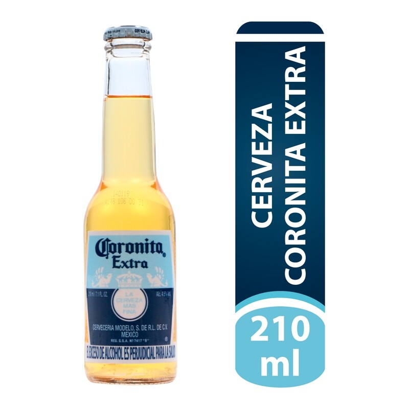 Cerveza coronita botella x 24