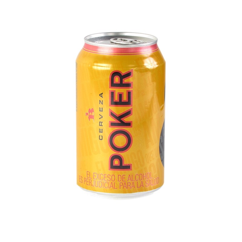 Cerveza poker lata x 24