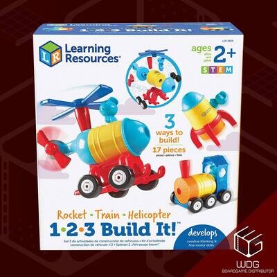 1-2-3 Build it! Rocket, Train, Helicopter