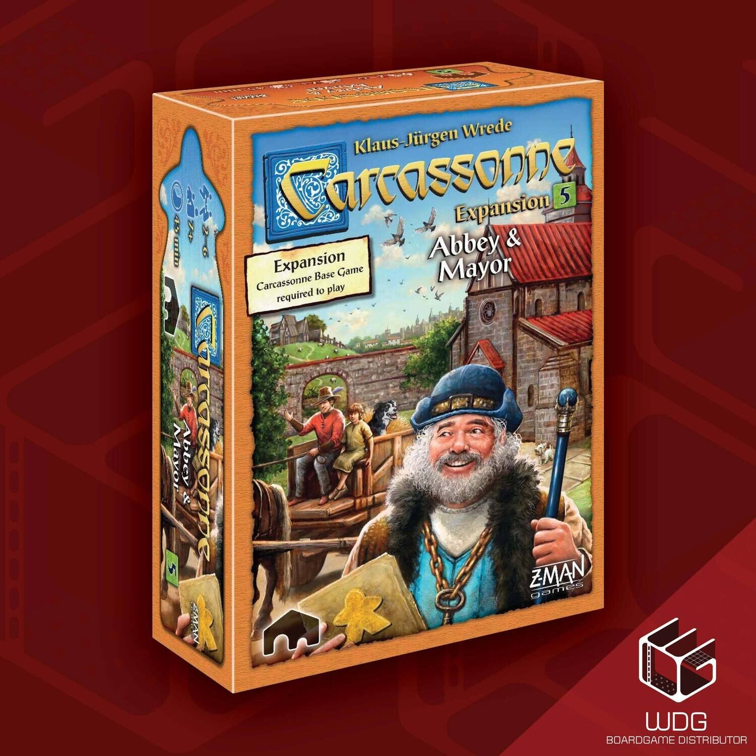 Carcassonne: Exp 5 Abbey &amp; Mayor