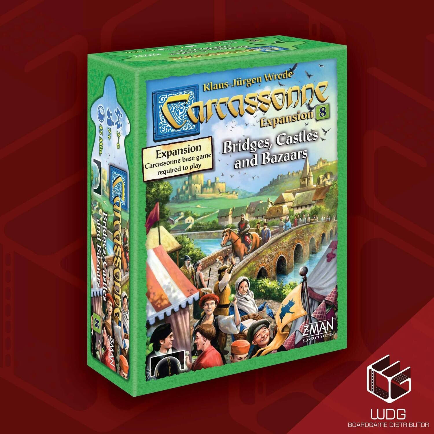 Carcassonne: Exp 8 Bridge Castles Bazaa