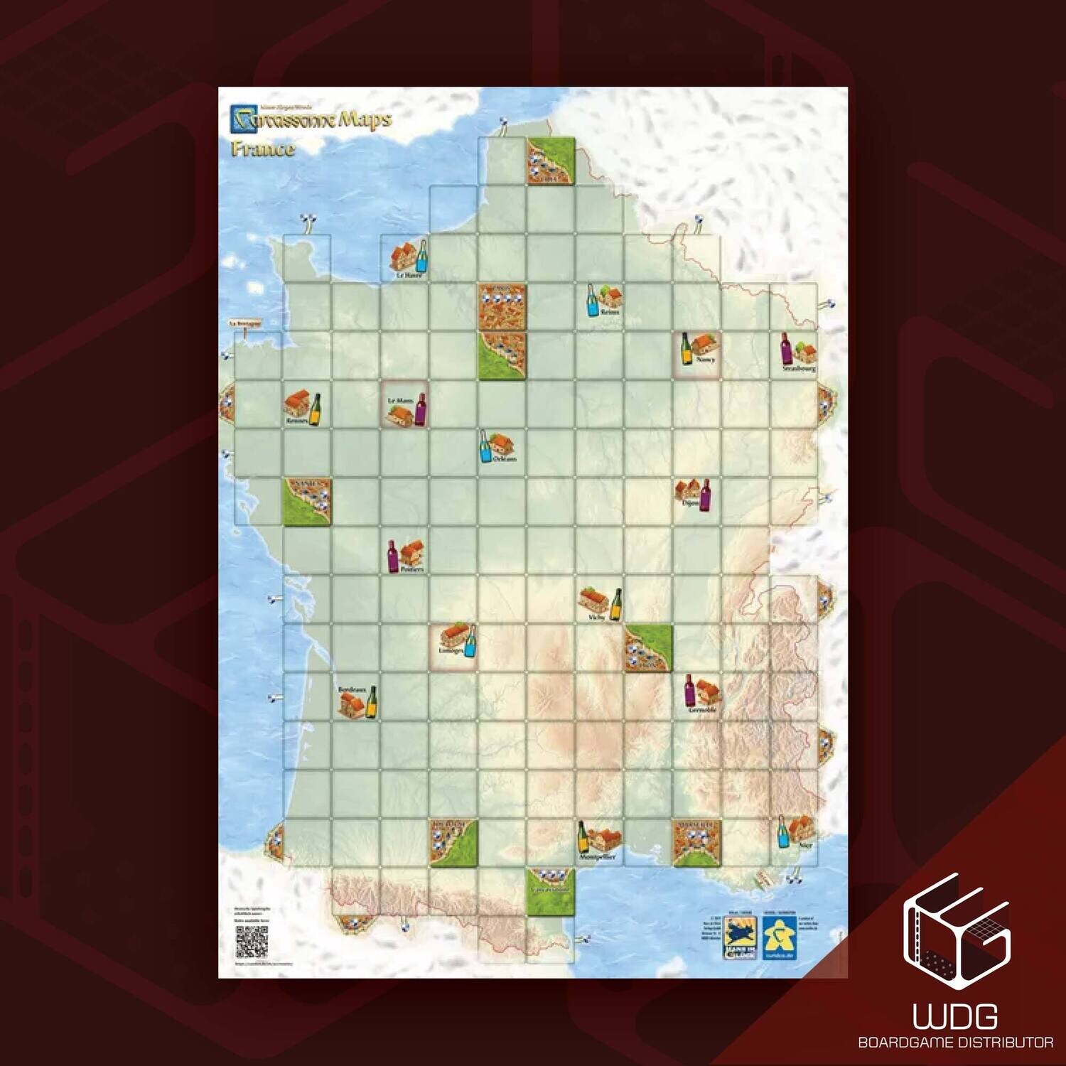 Carcassonne: Map France