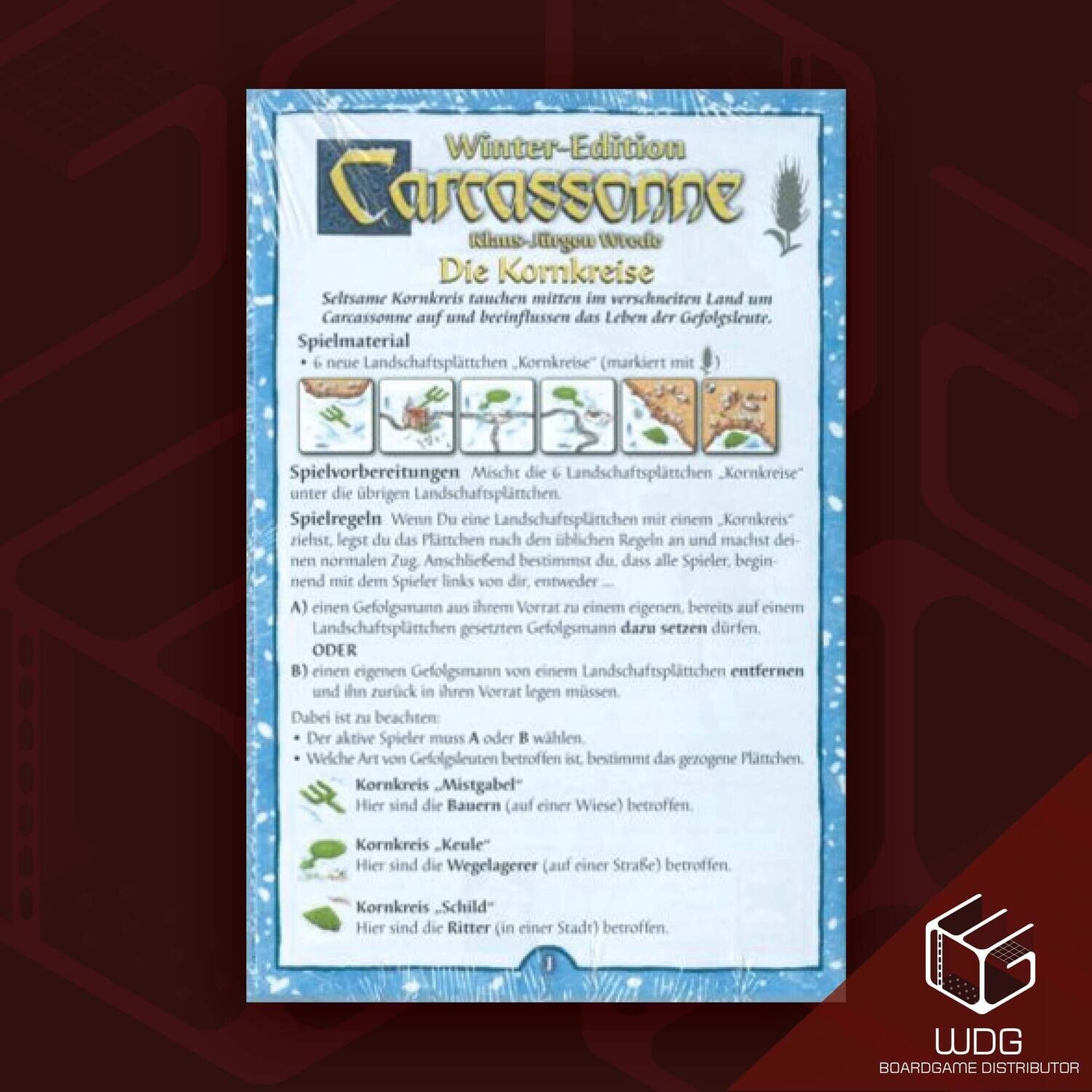 Carcassonne Winter-Edition: Kornkreise (Mini-EXP) Promo