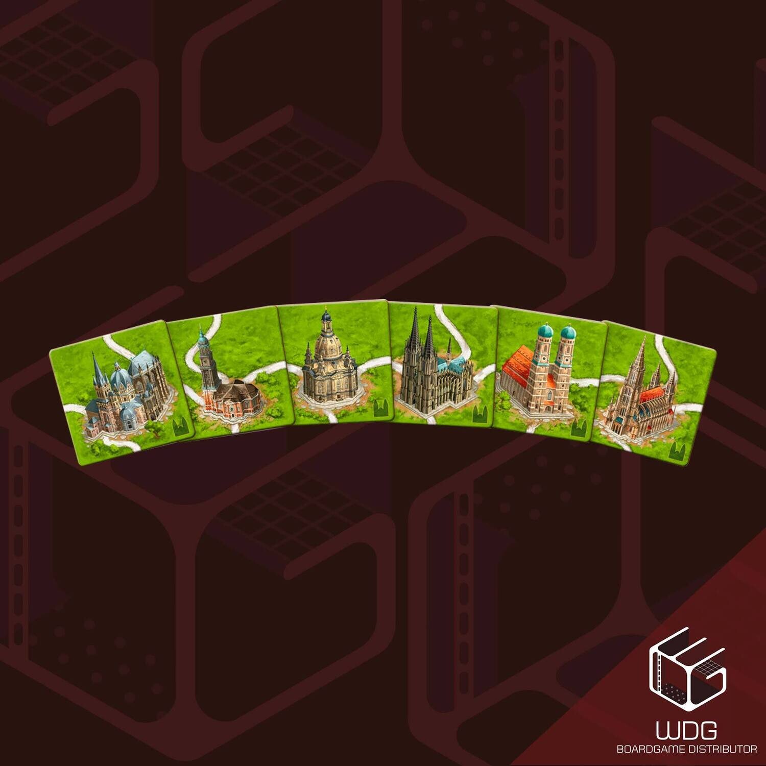 Carcassonne: Promo - Kathedralen in Deutschland (Neue Edition) (Mini-EXP)