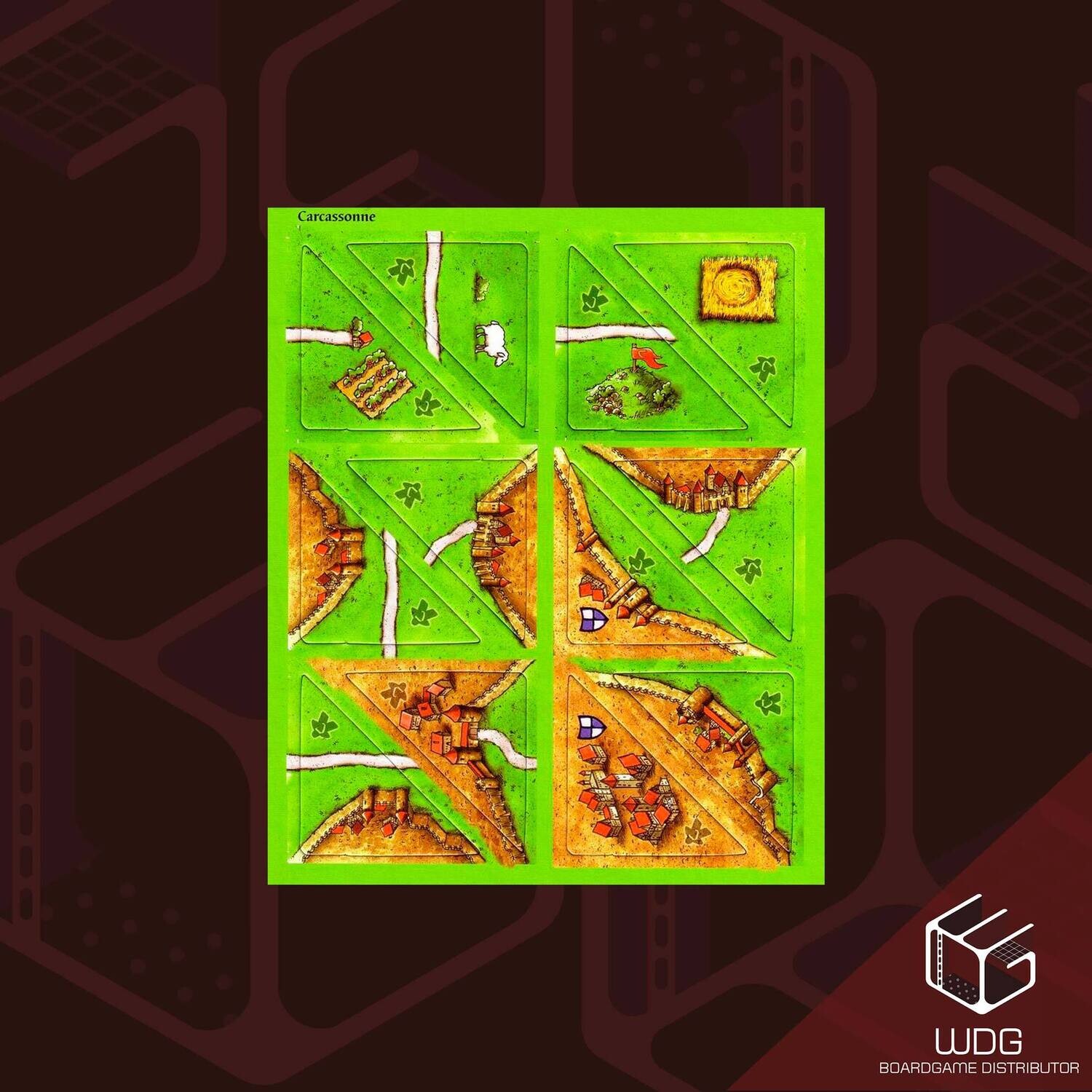 Carcassonne: Promo - Halb so Wild (Neue Edition) (Mini-EXP)