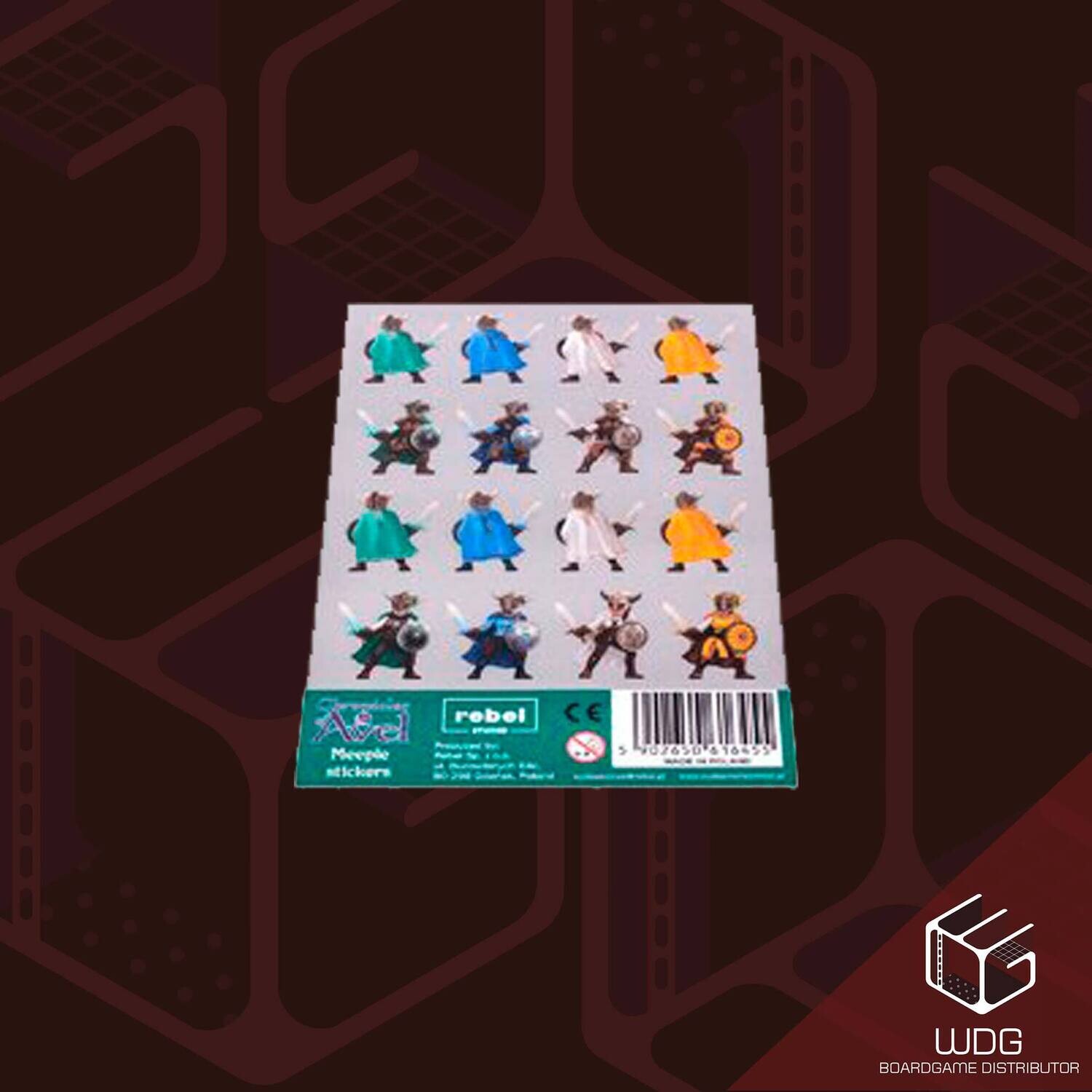 Chronicles of Avel Meeple Stickers Promo