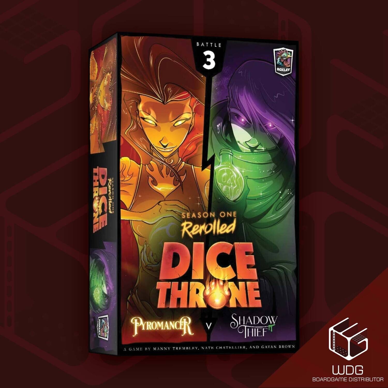 Dice Throne Season 1 Box 3 - Pyro v Shadow Thief