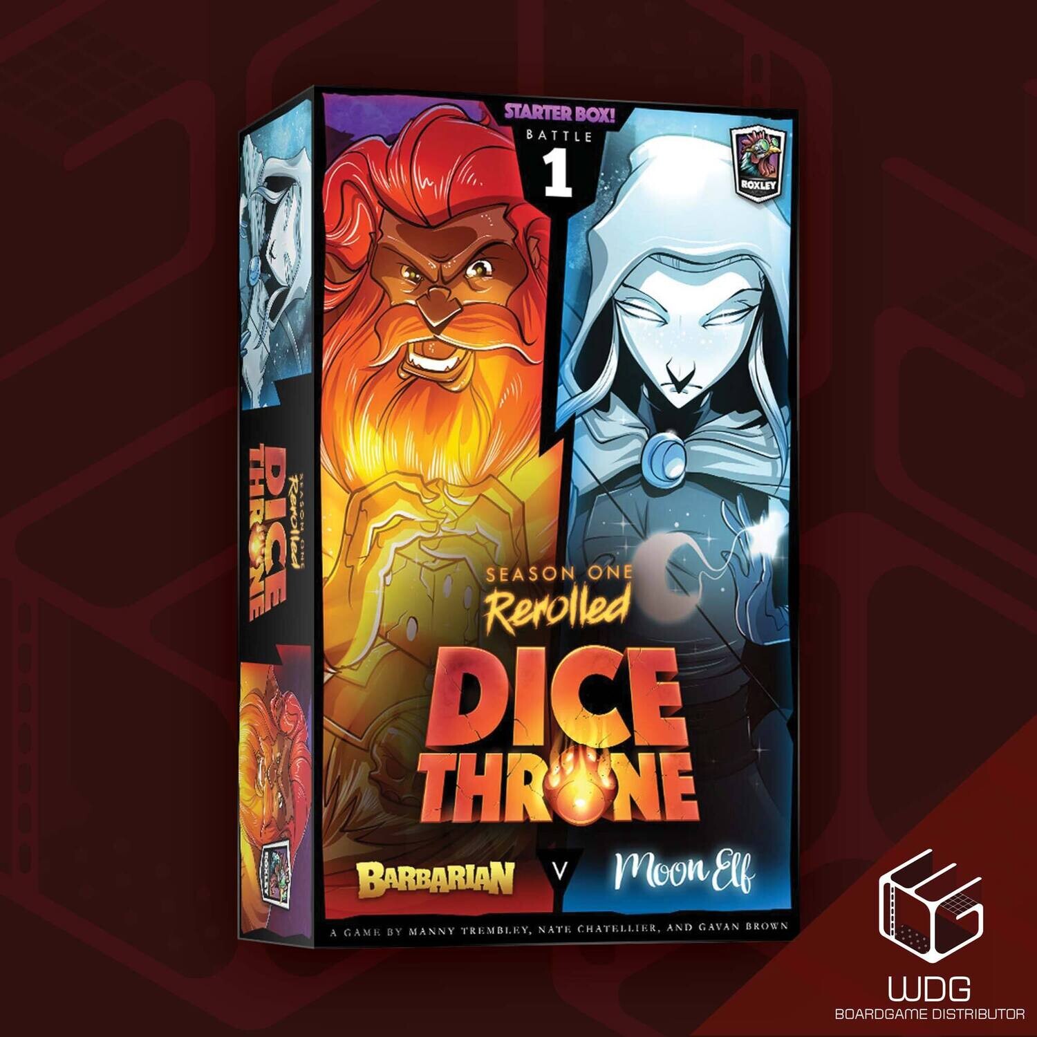 Dice Throne Season 1 Box 1 - Barbarian v Moon