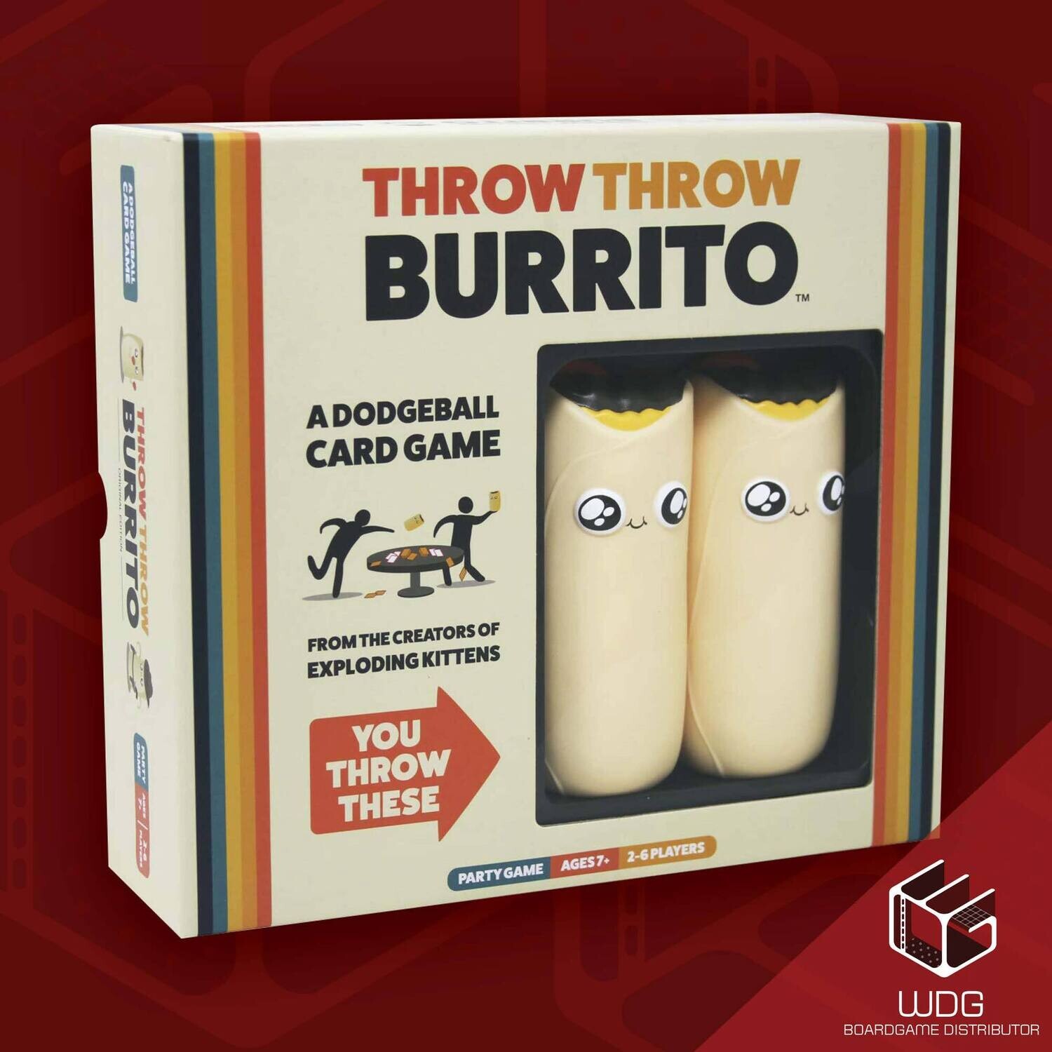 Exploding Kittens Throw Throw Burrito