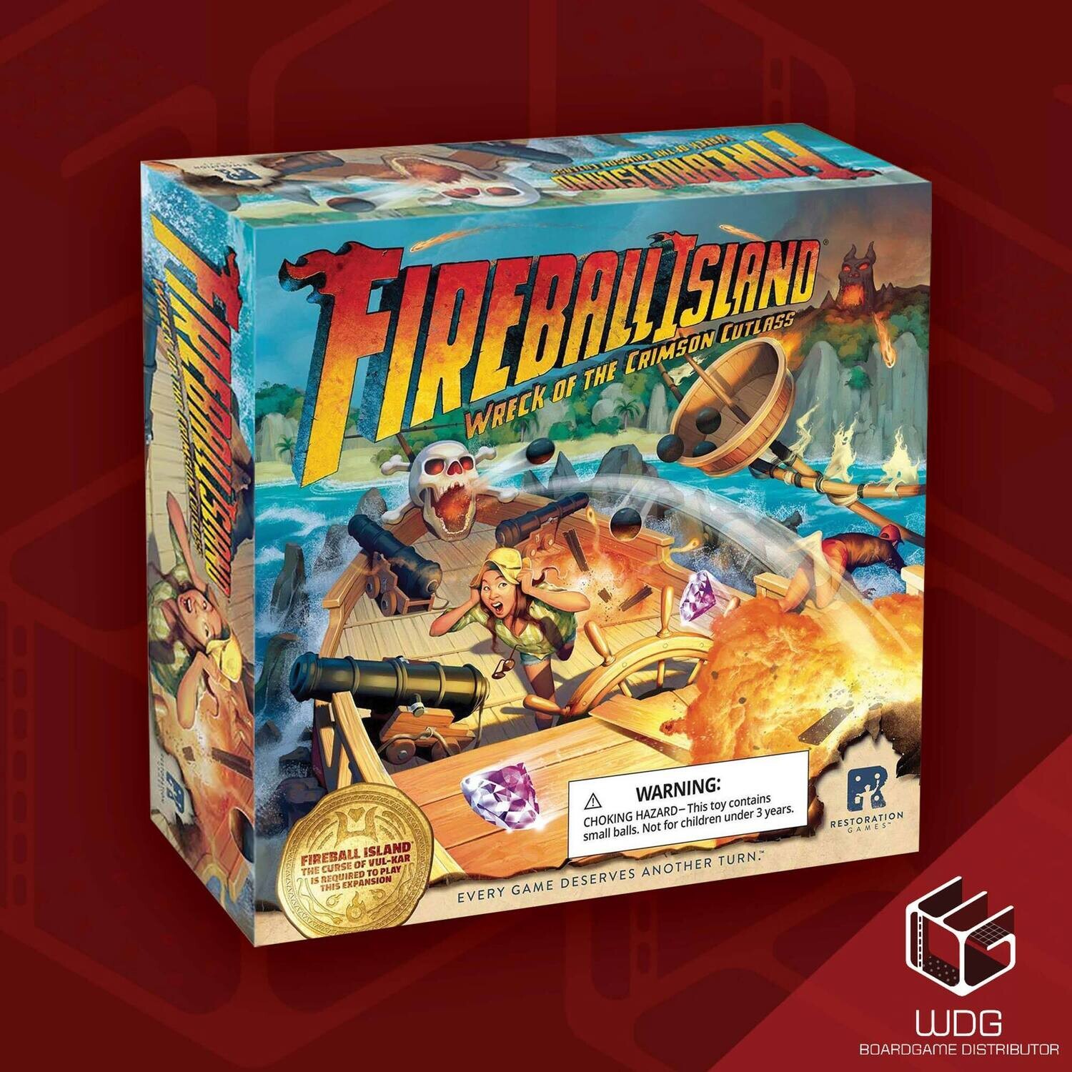 Fireball Island Wreck of Crimson Cutlass