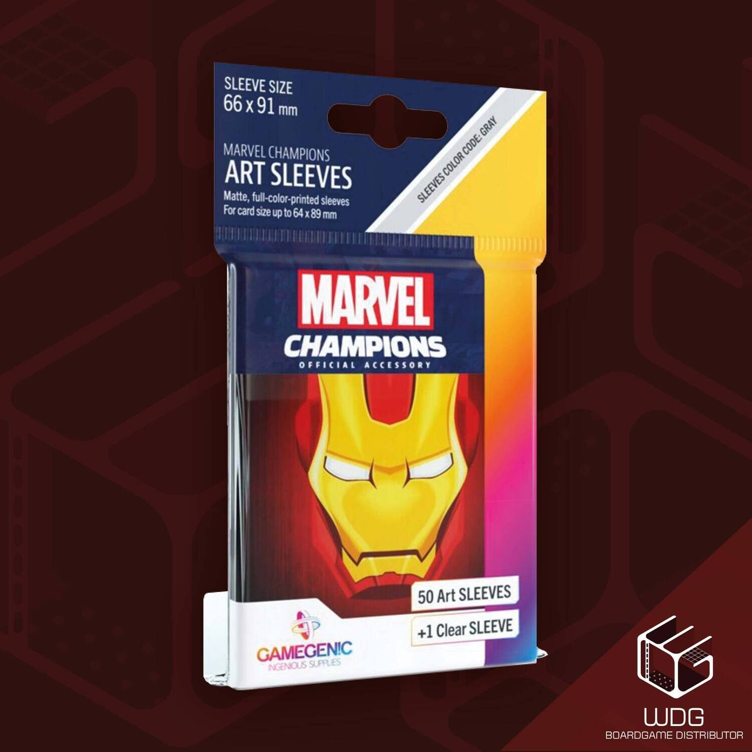GAMEGENIC Marvel Art Sleeves Ironman Sheet