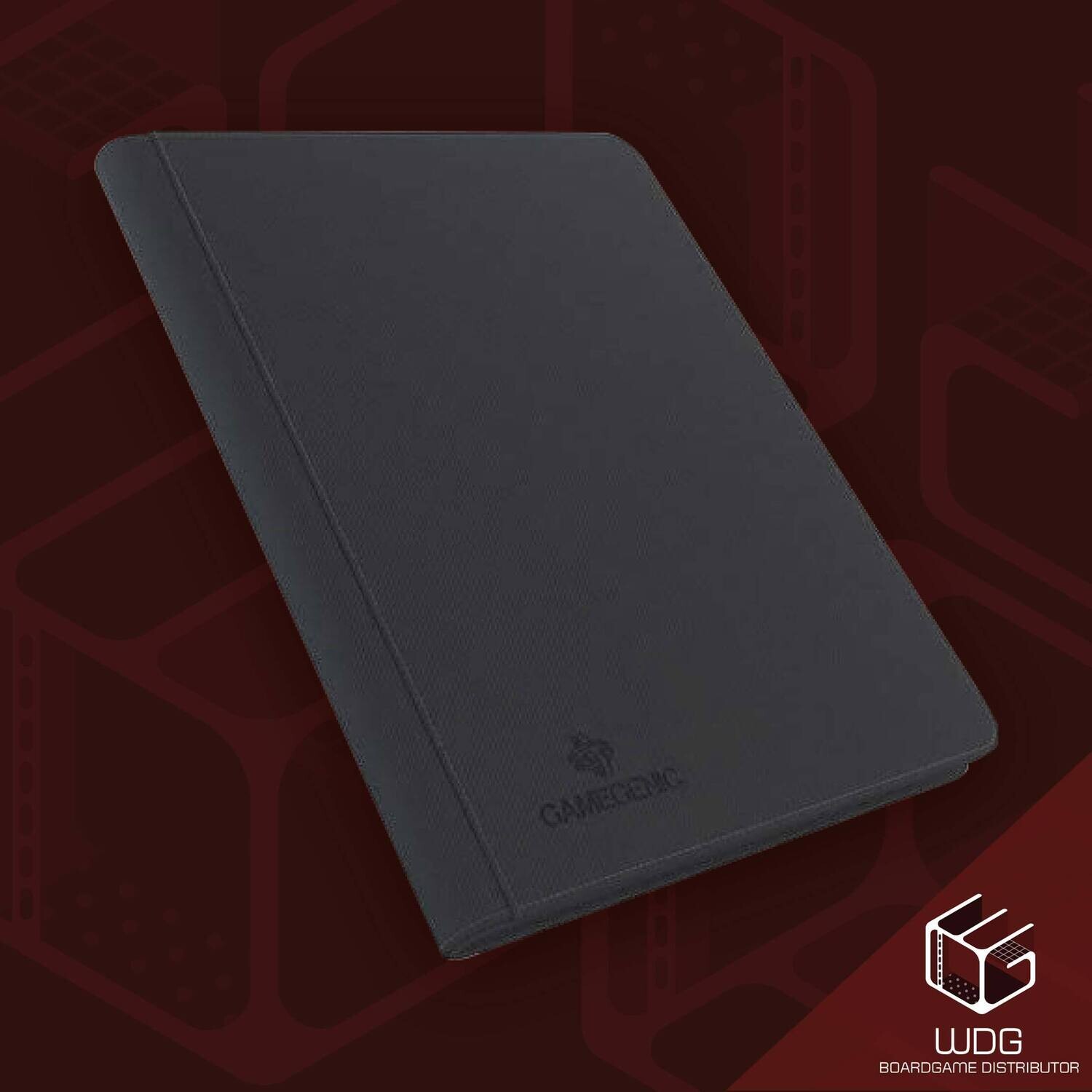 GAMEGENIC Zip-Up Ring-Binder Slim Black