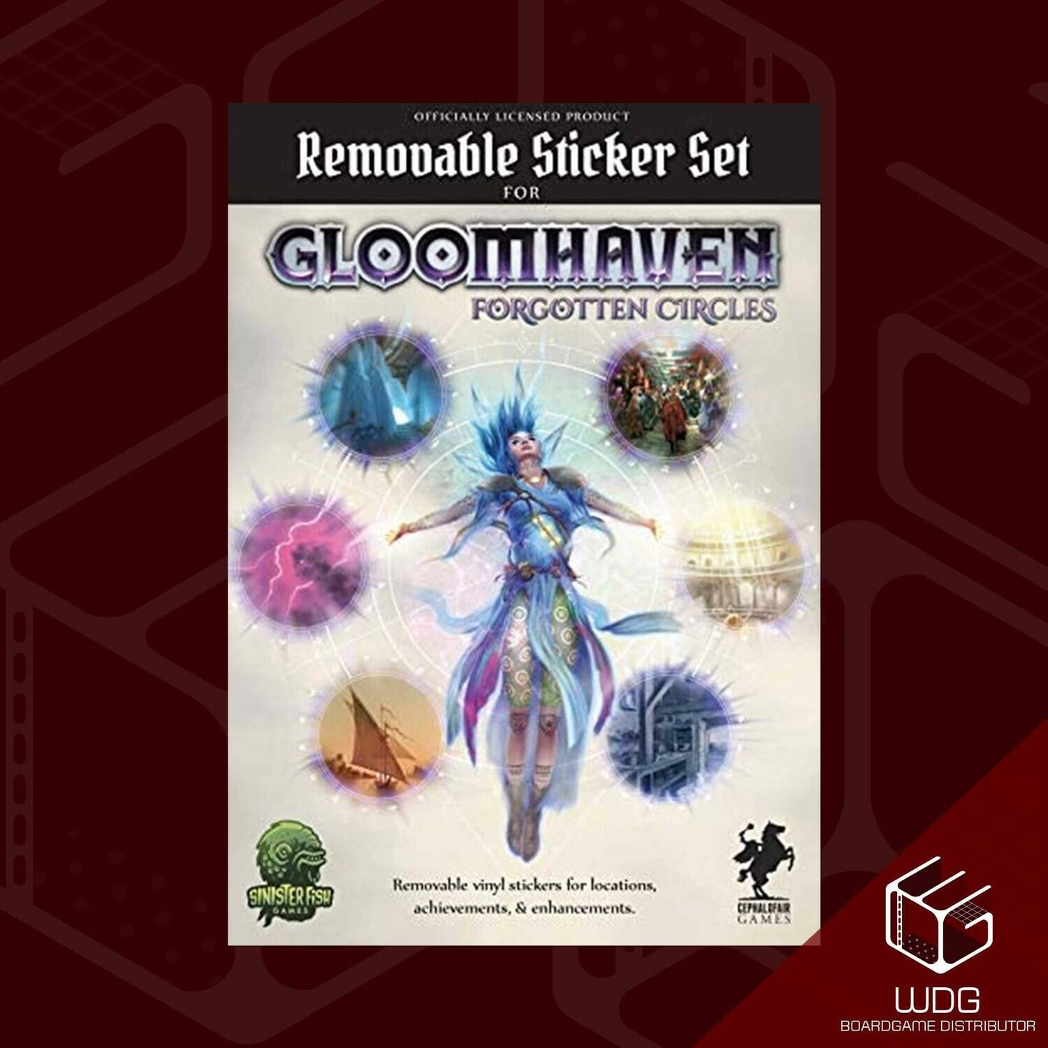 Gloomhaven Removable Sticker Set Forgotten Circles