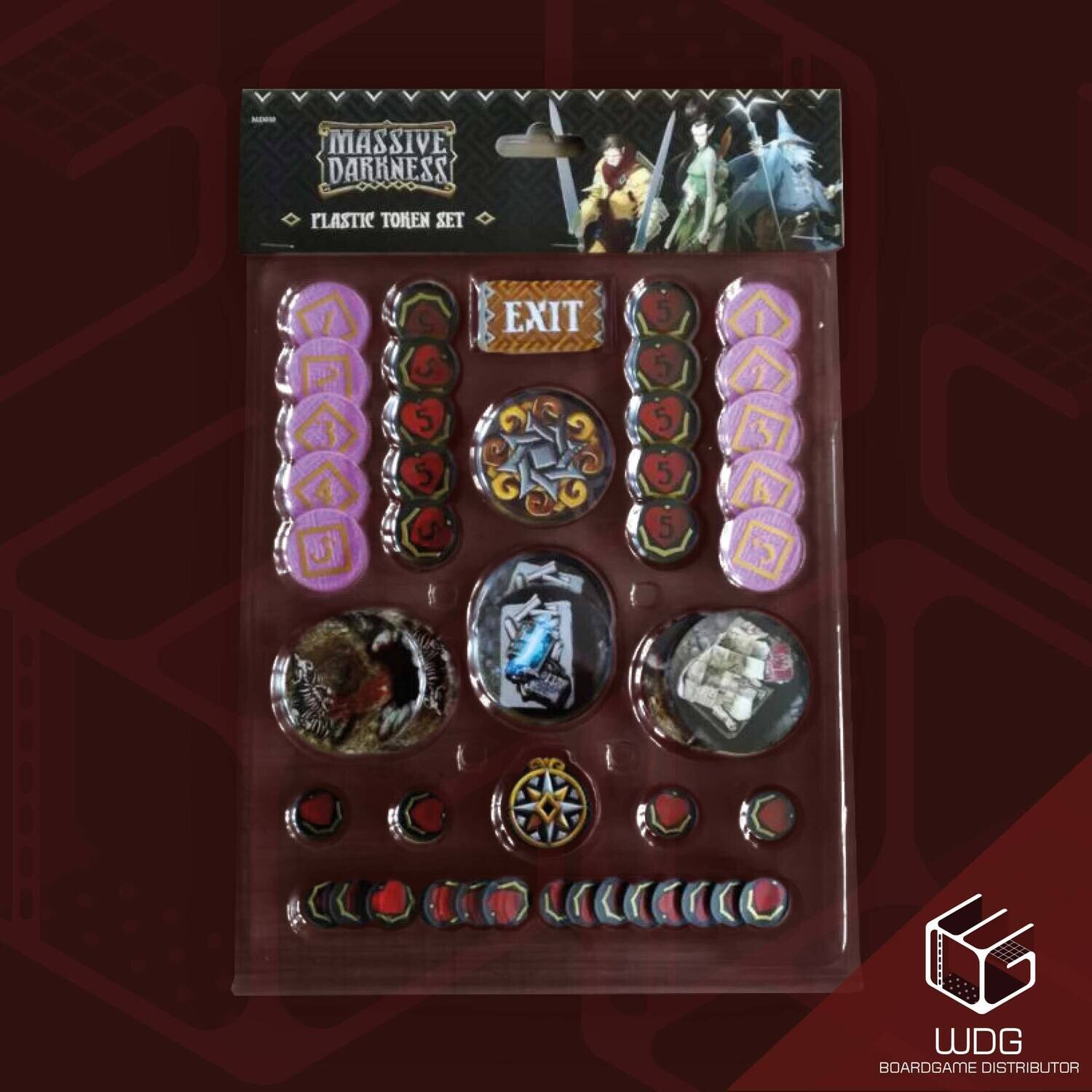 Massive Darkness: Plastic Token Set
