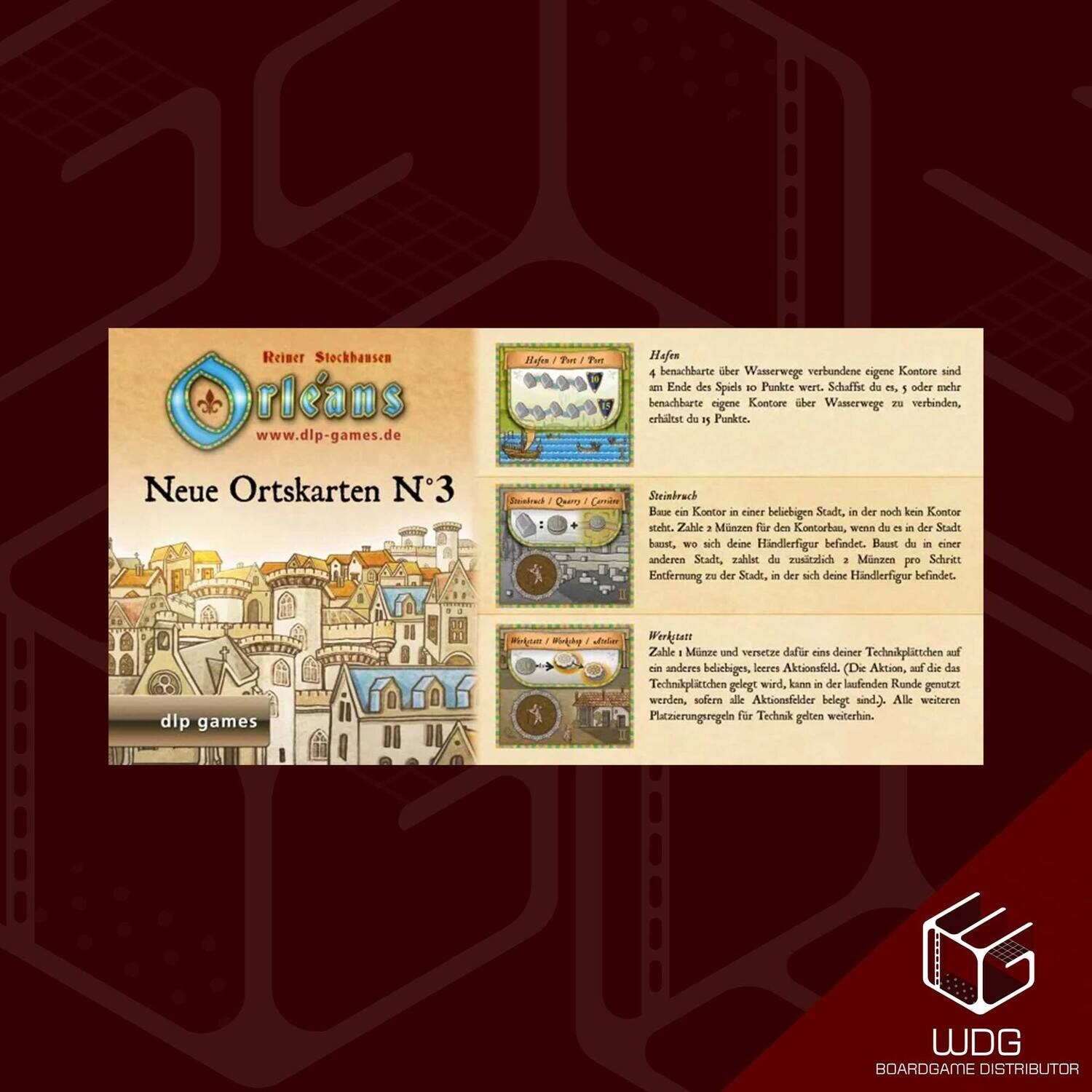 Orleans: Neue Ortskarten(New location maps) Nr.3