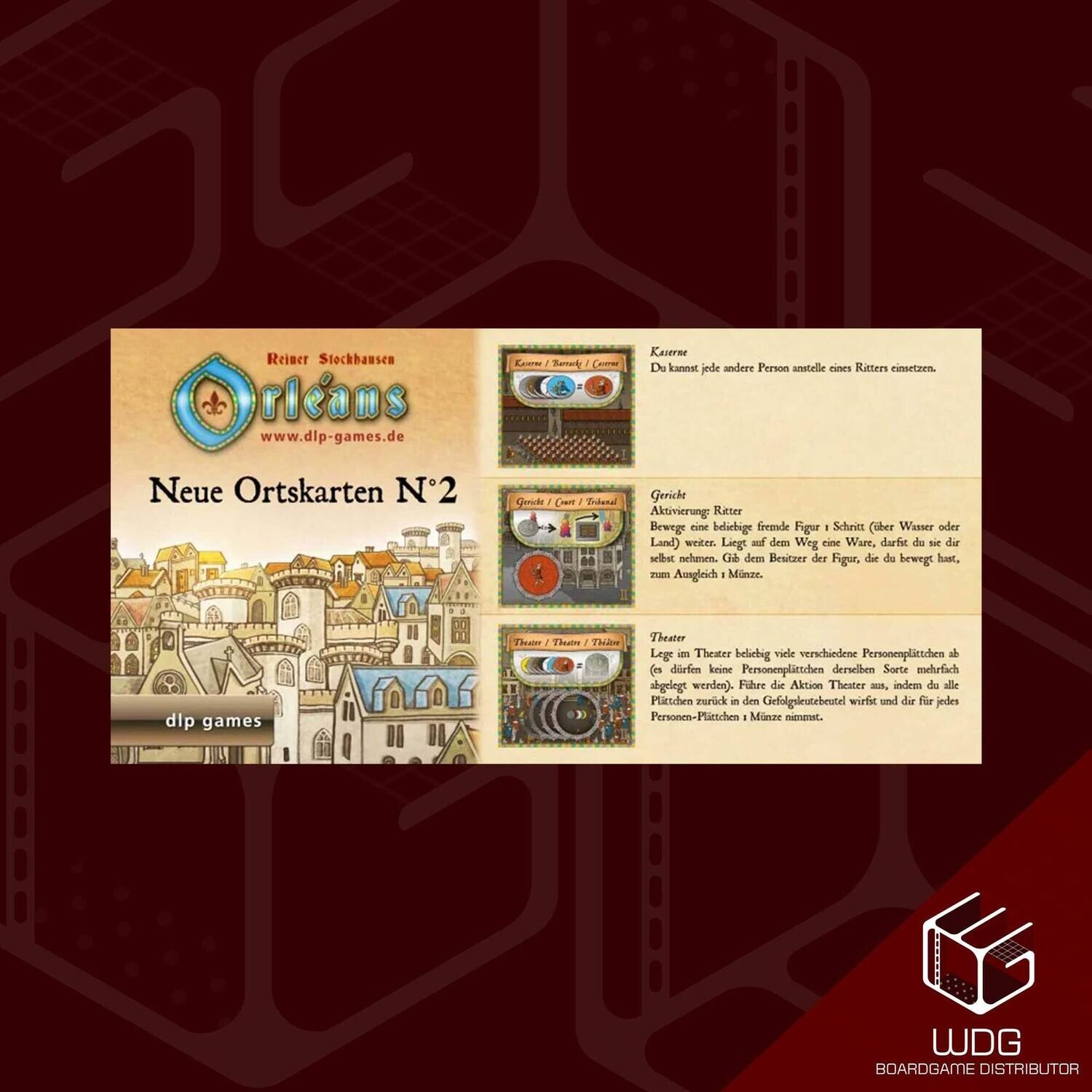 Orleans: Neue Ortskarten(New location maps) Nr.2