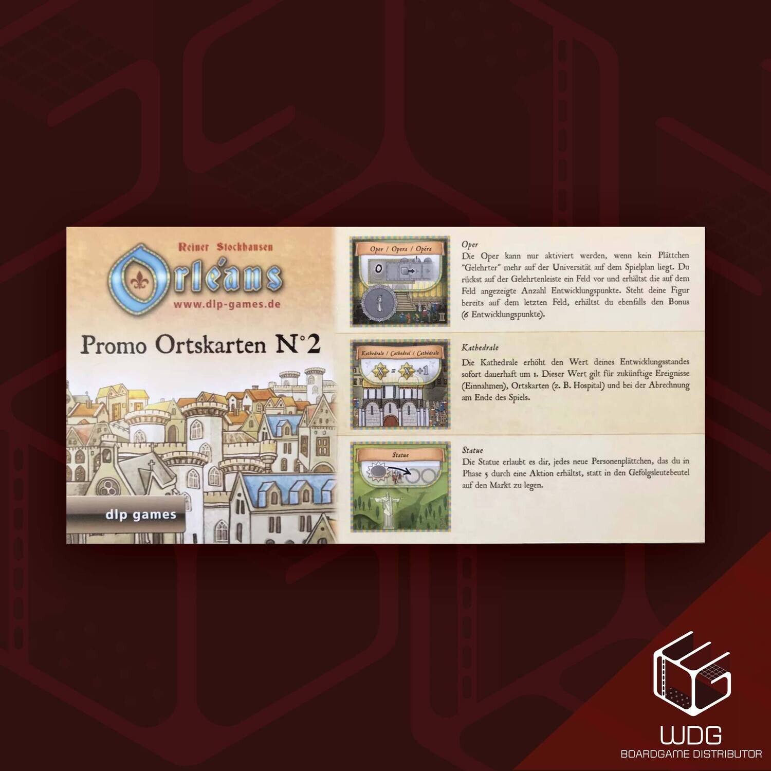 Orleans: Promo Ortskarten(location cards) Nr.2