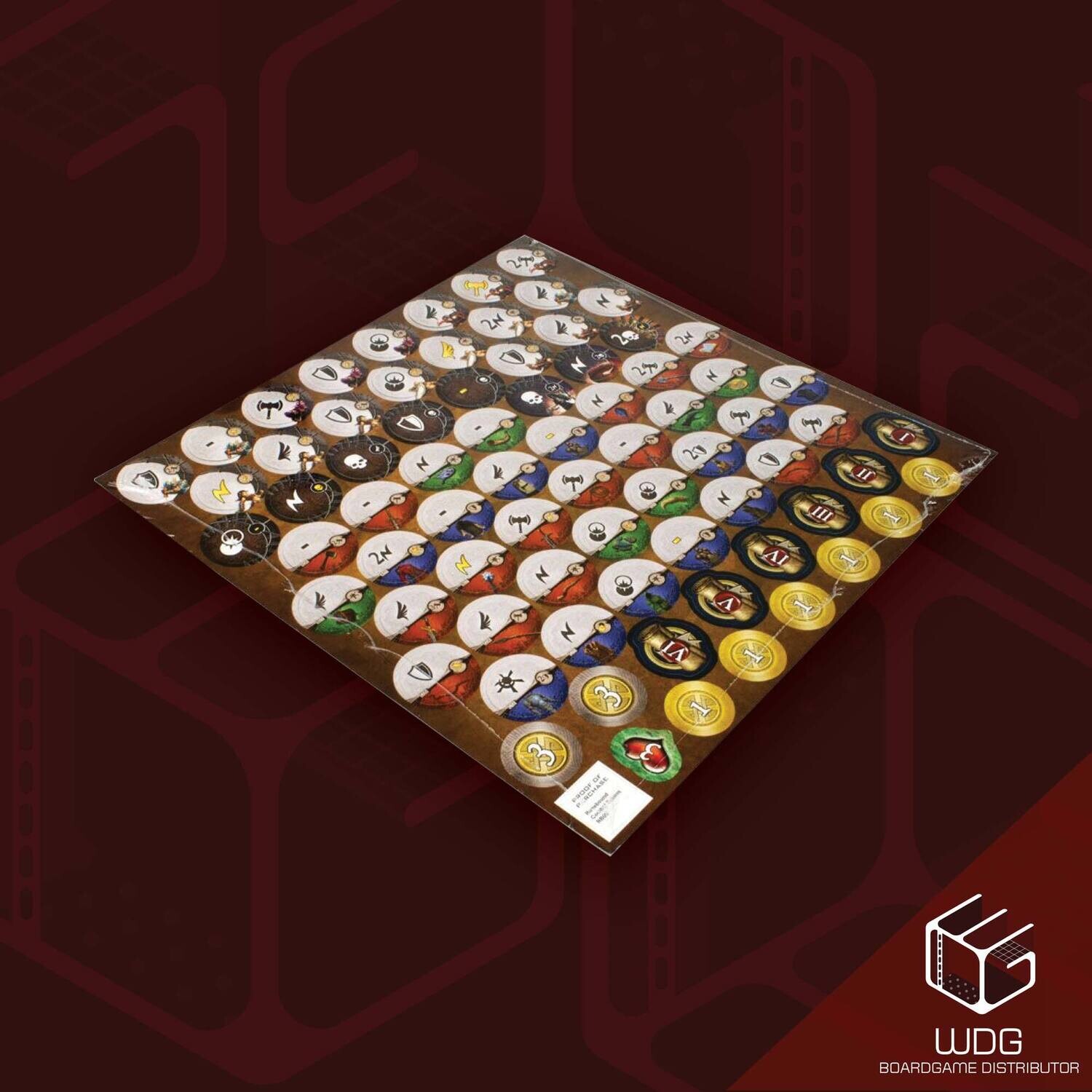 Runebound Combat Tokens