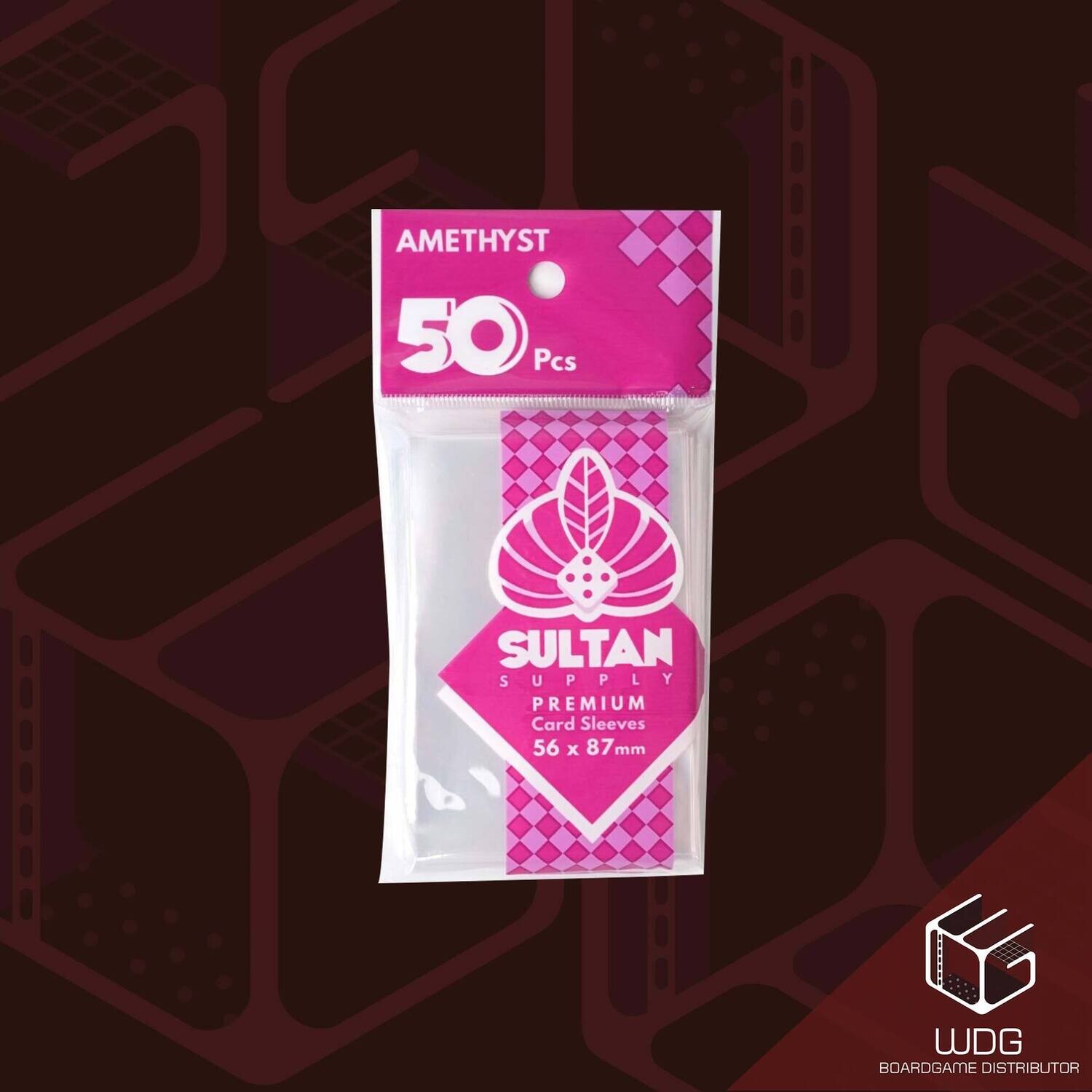 Sultan Supply: 50pcs 56 X 87mm (58X89) (Amethyst) 90 micron Sleeves