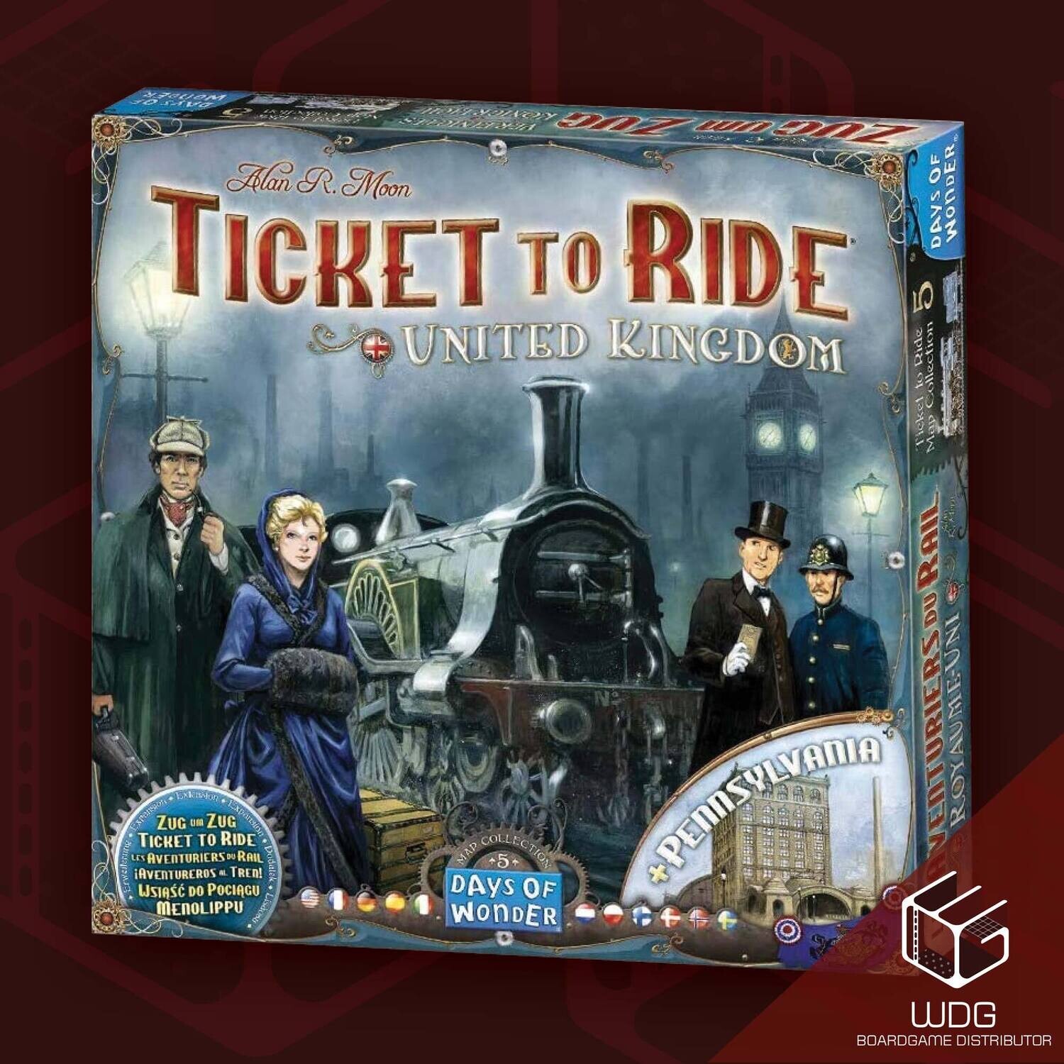 Ticket to Ride United Kingdom Map #5