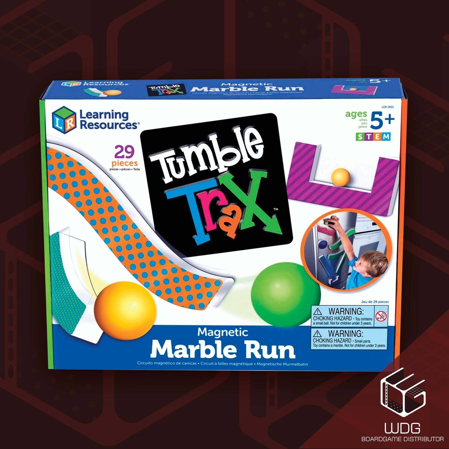 Tumble Trax Magnetic Marble Run