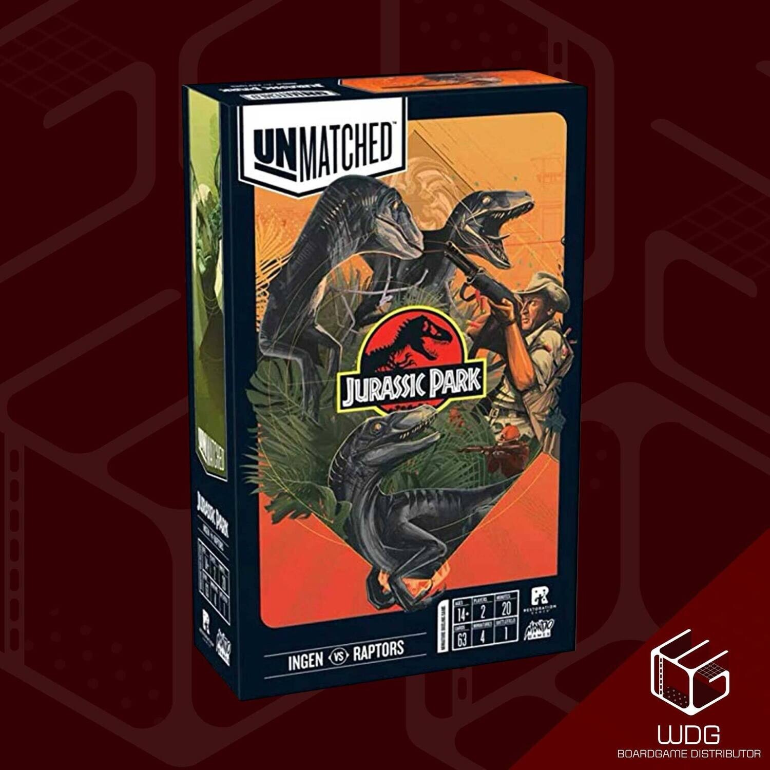 Unmatched Jurassic Park InGen vs Raptors