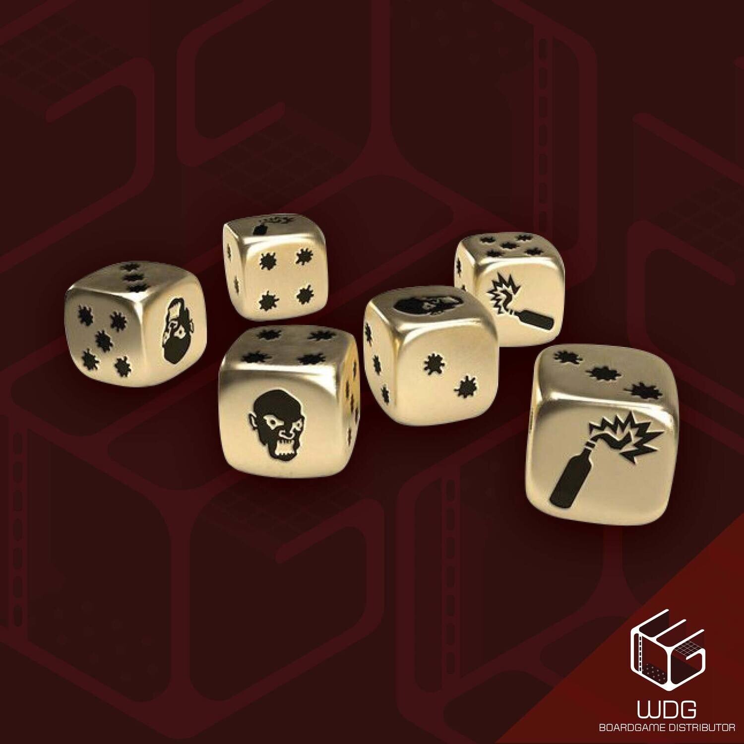 Zombicide (2nd Edition) Full Metal Dice