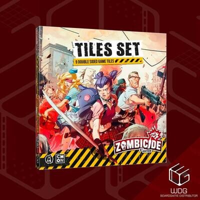 Zombicide 2nd Edition Tiles Set-9 Double-Sided Game Tiles